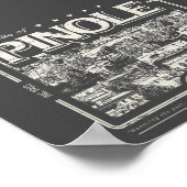 PINOLE KALIFORNIEN VINTAG - STADT PINOLE CA POSTER (Ecke)