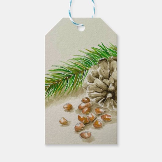 Pinõn Nuts Pinecone New Mexico Geschenkanhänger (Vorderseite)