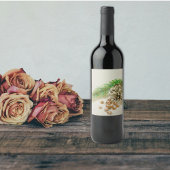 Pinõn Nuts Pinecone New Mexico Weinetikett