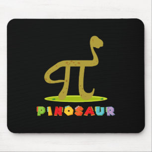 Pinosaur Lustiger Pi-Tag Dinosaurier Mathe-Liebhab Mousepad