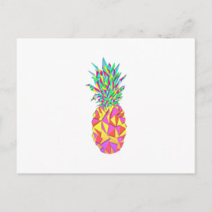Pinot geometrische Dreiecke Ananas Postkarte
