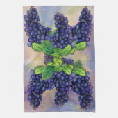 Pinot Grapes Küche Handtücher Rote Wine Art Deco (Vertikal)