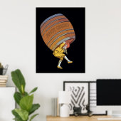 Pinot Grigio, Weinbarrel Poster (Heimbüro)