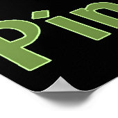 Pinot Grigio Weinroute Maid Poster (Ecke)