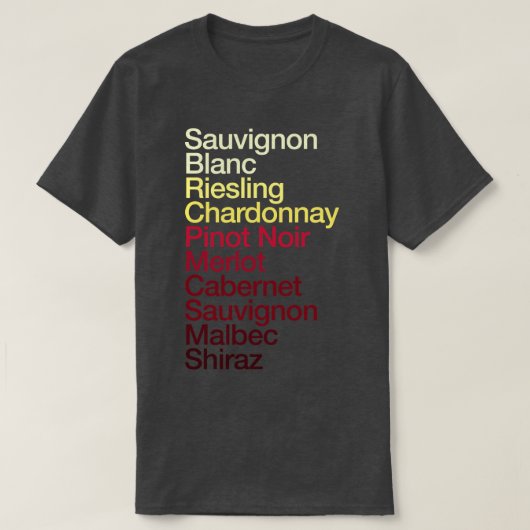 Pinot Noir Chardonnay T-Shirt (Design vorne)