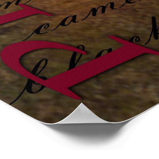 Pinot Noir Poster (Ecke)