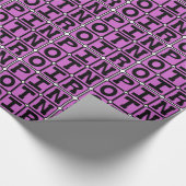 Pinot Noir, Roter Wein Geschenkpapier (Ecke)