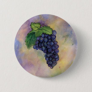 Pinot Noir Weintrauben Button