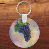 Pinot Noir Weintrauben Schlüsselanhänger (Vorderseite)