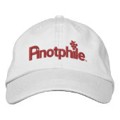 Pinotphilbestickte Baseballkappe Bestickte Baseballkappe (Vorderseite)