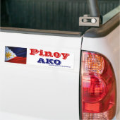 Pinoy ako autoaufkleber (Auf Lkw)