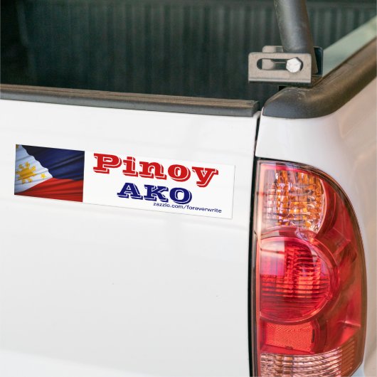 Pinoy ako autoaufkleber (Auf Lkw)