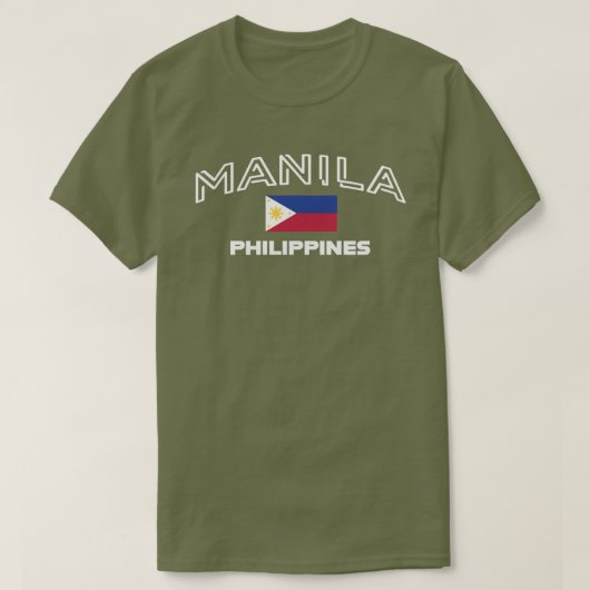 Pinoy Deisgns "MANILA" T - Shirt (Design vorne)