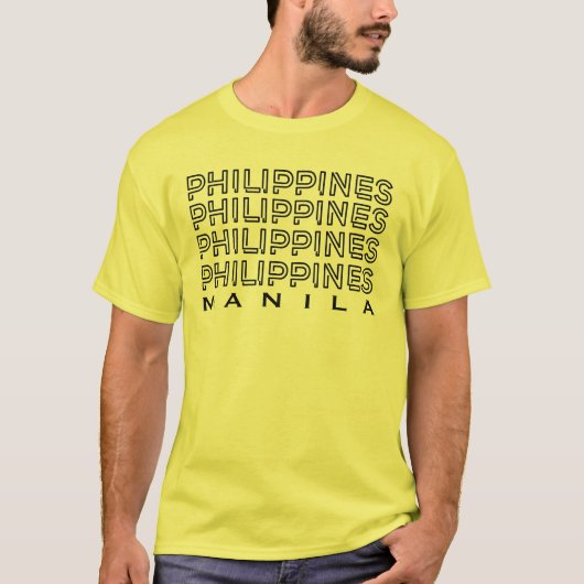 Pinoy Designs "Philippines Pattern" T - Shirt (Vorderseite)