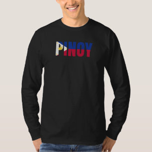 Pinoy Filipino-Flagge Sonne Liebe Pinoy Asiatisch T-Shirt