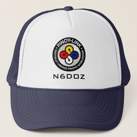 PINOY-LINK Trucker Hat + Callsign Truckerkappe (Vorderseite)