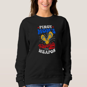 Pinoy-Mamas Lieblingswaffe Philippinisch-Amerikani Sweatshirt