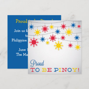 Pinoy Philippine Independence Einladung