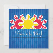 Pinoy Philippine Independence Einladung (Vorderseite)