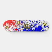 Pinoy philippinische Flagge Skateboard (Horizontal)