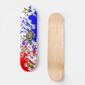 Pinoy philippinische Flagge Skateboard (Vorderseite)