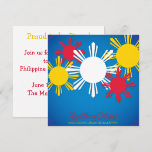 Pinoy philippinischer Unabhängigkeitstag Einladung