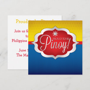 Pinoy philippinischer Unabhängigkeitstag Einladung