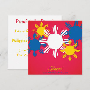 Pinoy philippinischer Unabhängigkeitstag Einladung