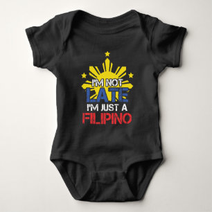 Pinoy Pinoy Punctuality Philippinen Baby Strampler