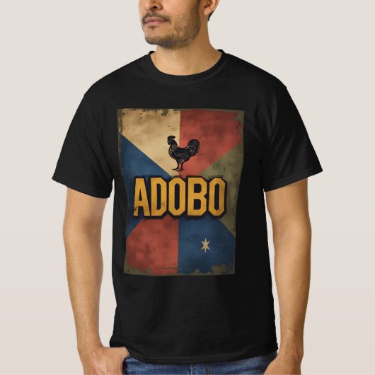 Pinoy Pride Chicken Adobo T-Shirt - Filipinoisch (Vorderseite)