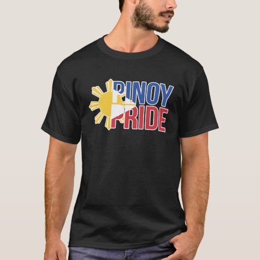 Pinoy Pride Filipino Pinay Philipines T-Shirt (Vorderseite)