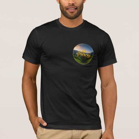 Pinoy Pride: Land of Gold and Green T-Shirt (Vorderseite)