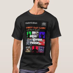 Pinoy Rap-Spiel (Schwarzes) T-Shirt