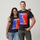 Pinoy seit Geburts-grundlegendem dunklem T - Shirt (Unisex)