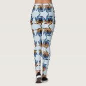 Pinrad des Lebens Leggings (Rückseite)
