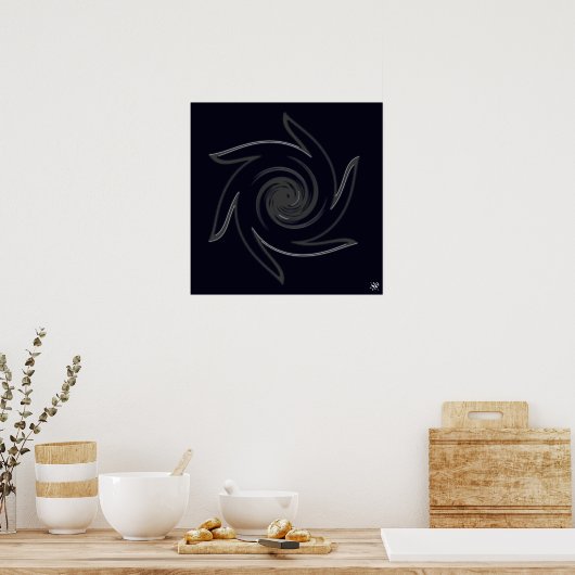 Pinrad des Lebens Poster (Küche)