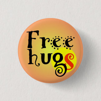 pins button Free hugs GS enterlaced 3,2 cm