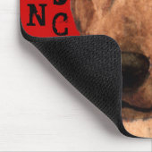 Pinscher Farbblock Mousepad (Ecke)