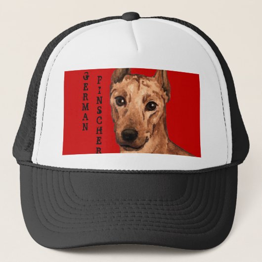 Pinscher Farbblock Truckerkappe (Vorderseite)