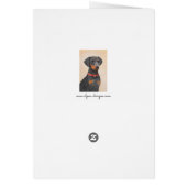 Pinscher Malerei Original Tierart (Hinten)