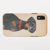 Pinscher Malerei Original Tierart Case-Mate iPhone Hülle (Rückseite (Horizontal))