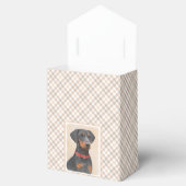 Pinscher Malerei Original Tierart Geschenkschachtel (Geöffnet)