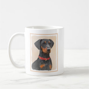 Pinscher Malerei Original Tierart Kaffeetasse