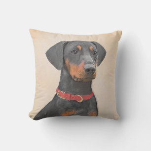 Pinscher Malerei Original Tierart Kissen