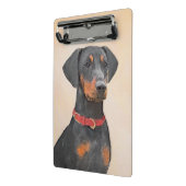 Pinscher Malerei Original Tierart Mini Klemmbrett (Gewinkelt2)