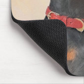 Pinscher Malerei Original Tierart Mousepad (Ecke)