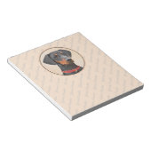 Pinscher Malerei Original Tierart Notizblock (angewinkelt)