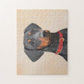 Pinscher Malerei Original Tierart Puzzle (Vertikal)