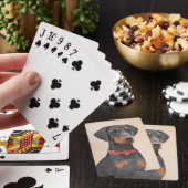 Pinscher Malerei Original Tierart Spielkarten (In Situ)
