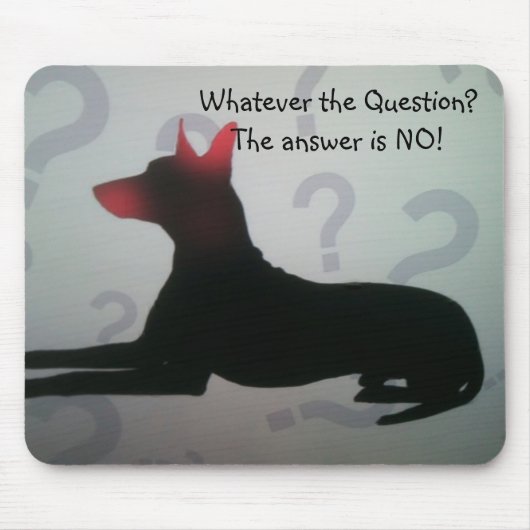 PINSCHER PROBLEM MOUSEPAD (Vorne)